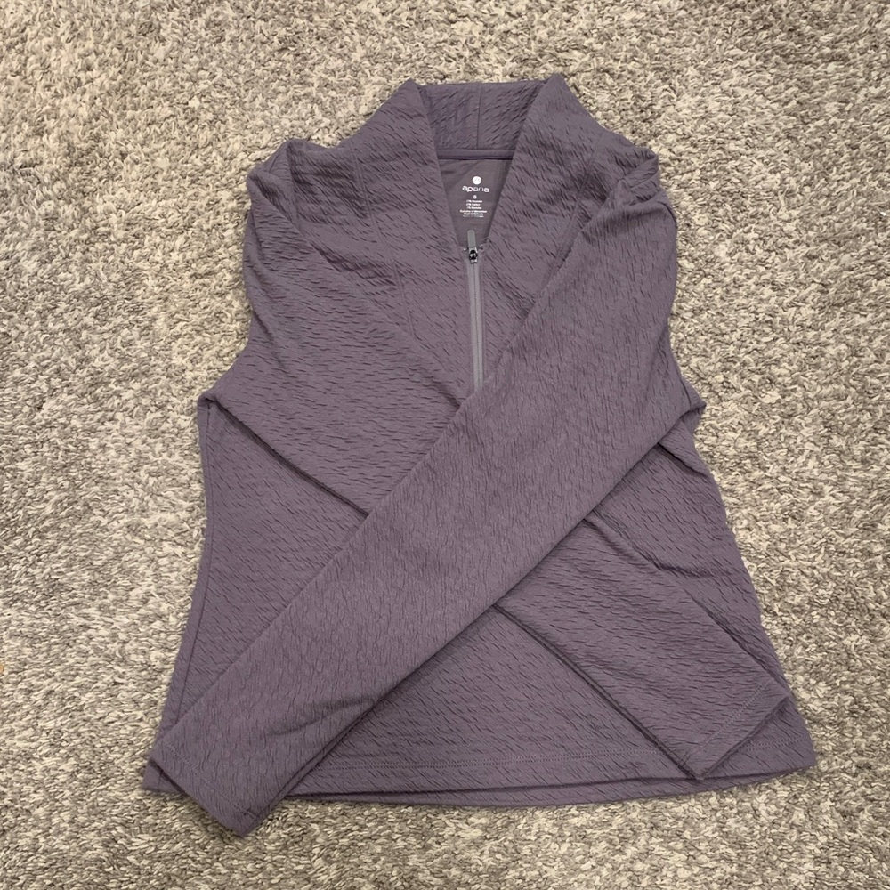Women's Purple Quarter-Zip Top